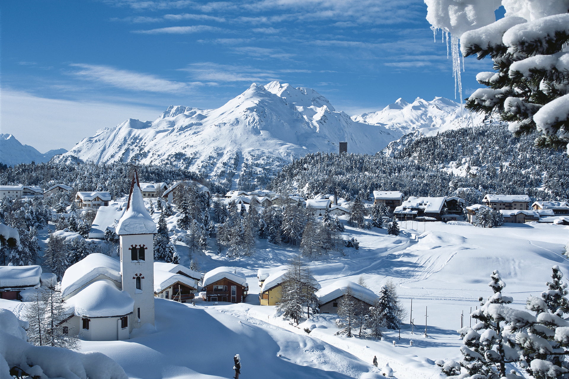 Die Geschichte von Maloja Winter in Engadin St. Moritz