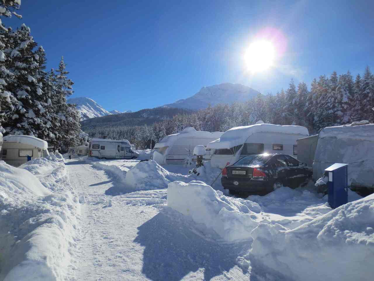 TCS Camping Samedan, Samedan | Winter in Engadin St. Moritz