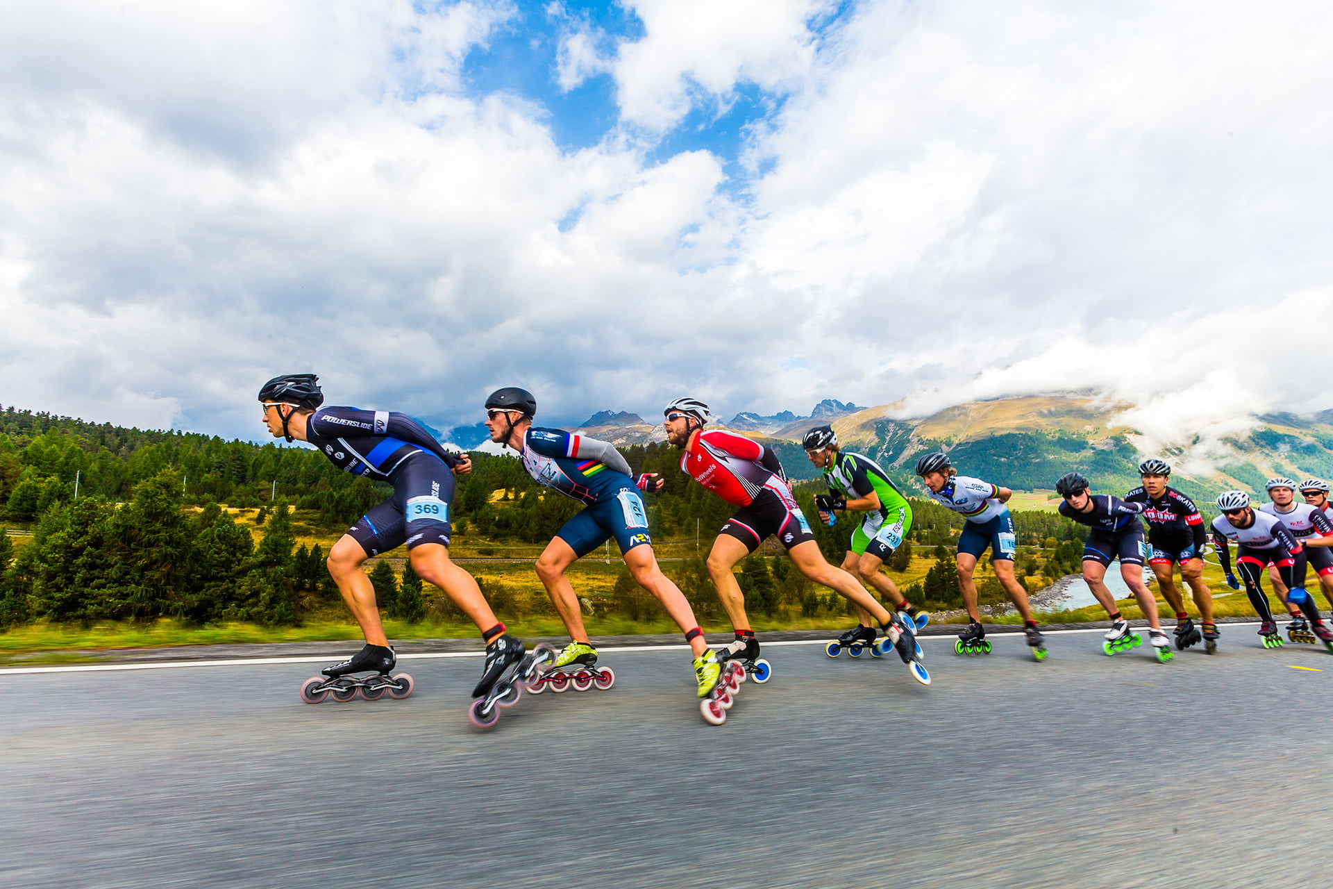 Inline Skating Sommer in Engadin St. Moritz