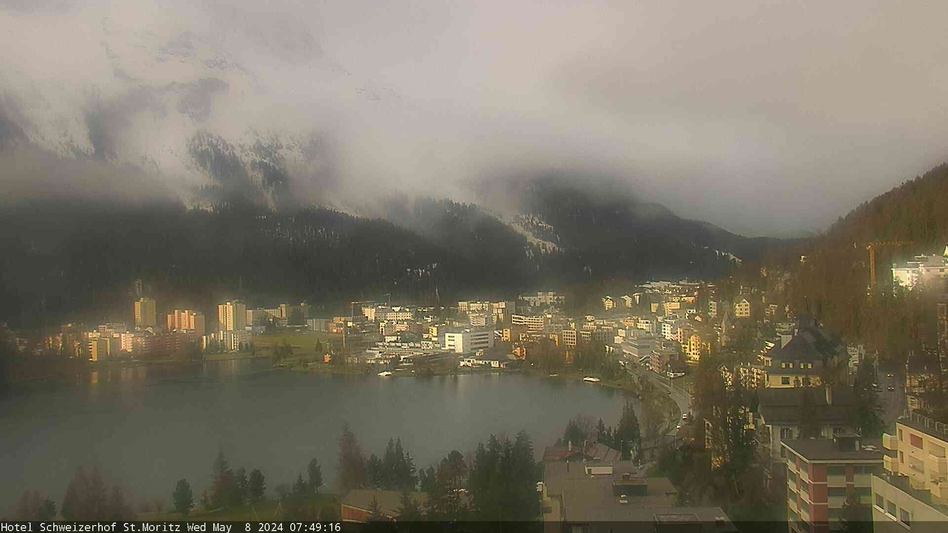 Webcam lago St. Moritz