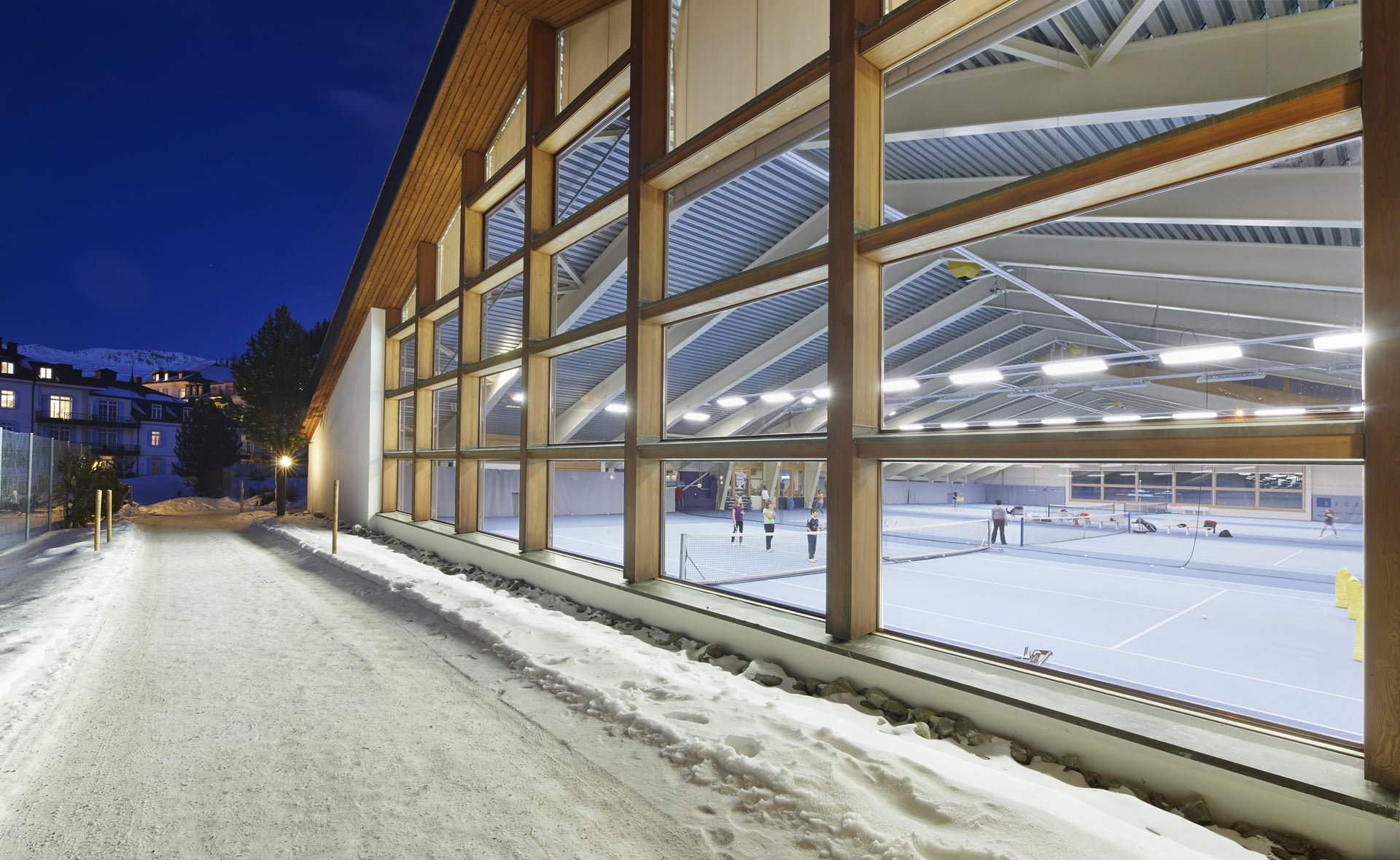 Tennishalle, St. Moritz