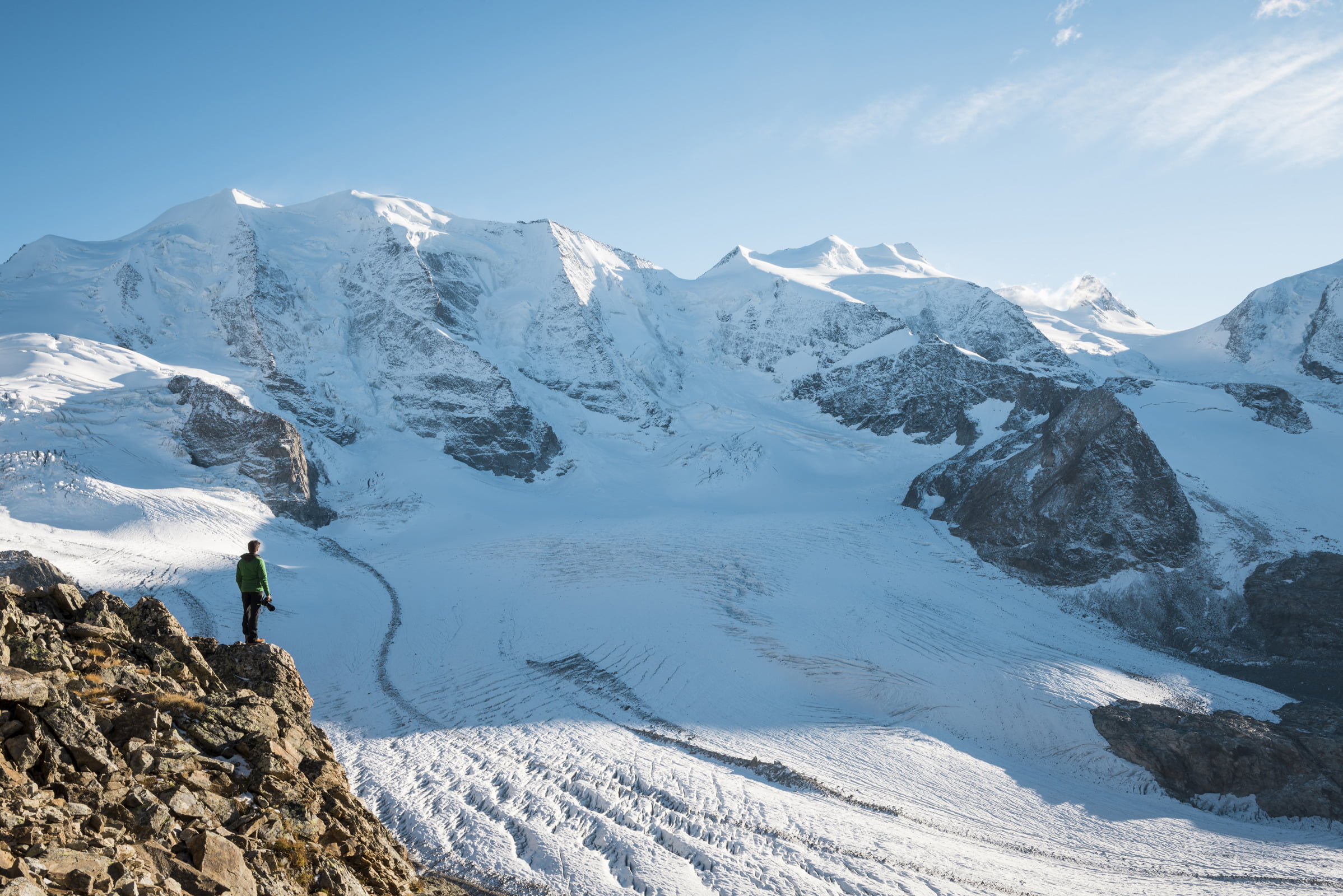 Alpine Bernina Glaciers experience